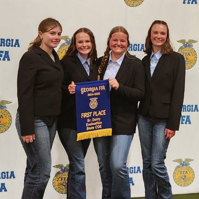 Georgia FFA Dairy Judging Champions