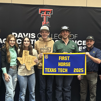 Texas FFA Horse Champions