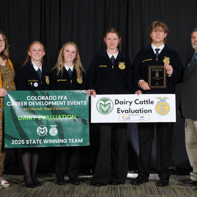 Colorado FFA State Dairy Champions